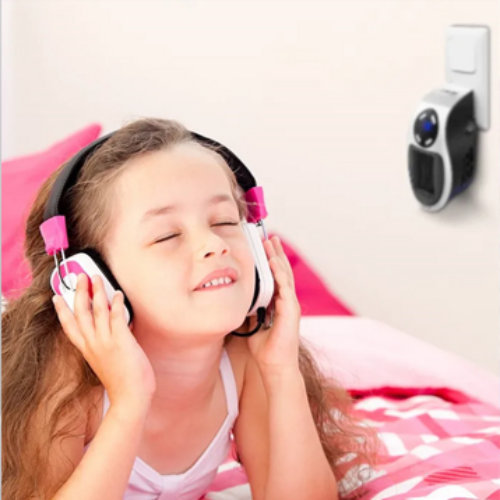 little girl getting warm with Ultra Heater Pro